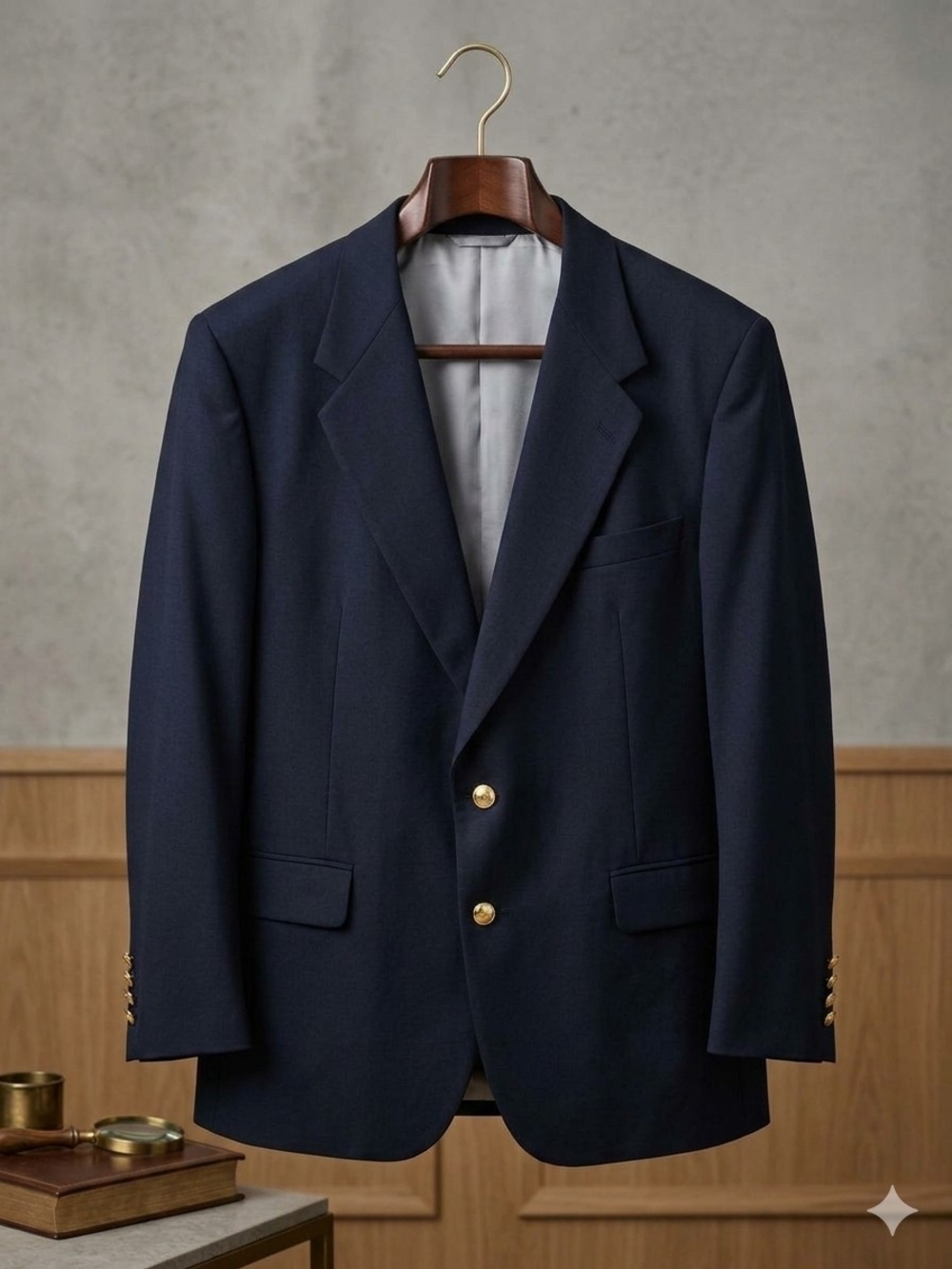 Vintage Jack Nicklaus Tournament Series Navy Blazer 48L Filene's Gold Bear